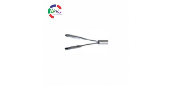 URS BI-PRONG FORCEPS PUSH TYPE HANDLE